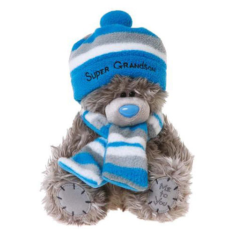 8" Super Grandson with Hat & Scarf Me to You Bear £12.99